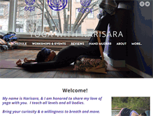 Tablet Screenshot of narisara.org